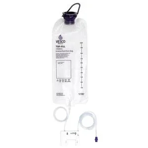 1000ml Bag Q Pump Feed Set With Enfit Connector – Layered Laminate