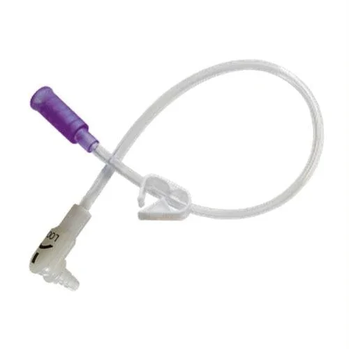 12″ Right Angle Single Enfit Feeding Set With Cap