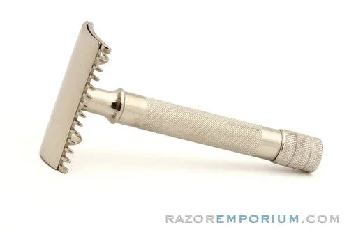 1920 Gillette Single Ring Old Type DE Safety Razor | Nickel Revamp