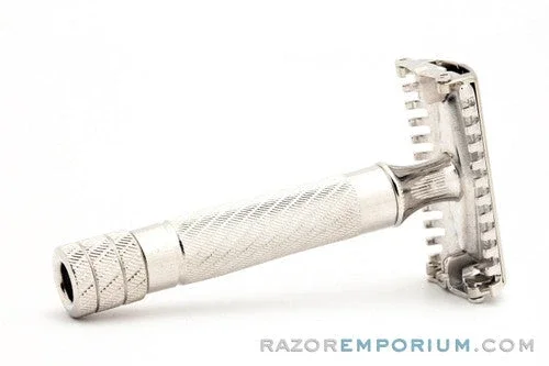 1934 Gillette Aristocrat Open Comb DE Safety Razor| Rhodium Revamp