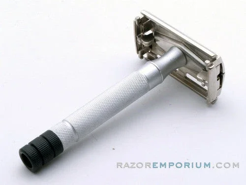 1951 W4 Gillette Black Tip DE Super Speed Safety Razor