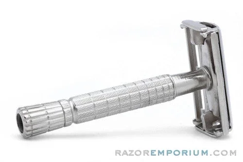 1956 Gillette Flare Tip Super Speed DE Safety Razor Factory Nickel Revamp | Made in Mexico NICE