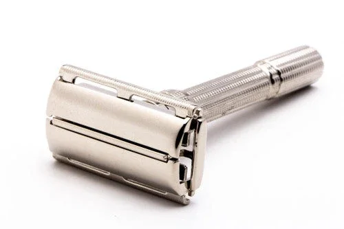 1962 H1 Gillette Slim Adjustable Safety Razor | Factory Nickel Revamp