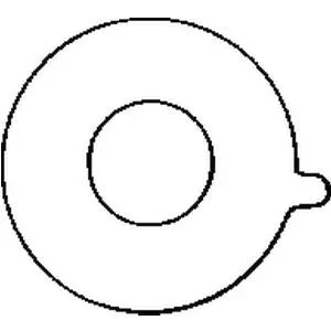 2 3/4 Mini-pouch Adhesive Gasket, 7/8″, 10 Per Pkg