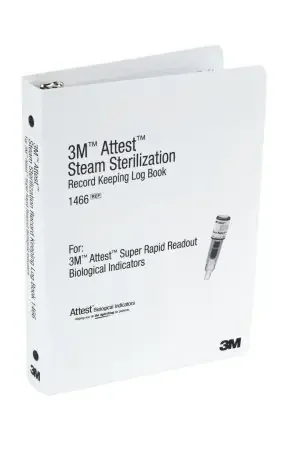 3M Attest Sterilizer Log Book Steam – 1266-A