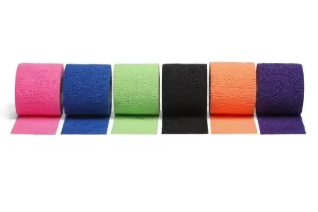 3M Coban LF Cohesive Bandage 2 Inch X 5 Yard Standard Compression Self-adherent Closure Bright Green / Bright Orange / Bright Pink / Purple / Blue / Black NonSterile – 2082C