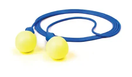 3M E-A-R Push-Ins Ear Plugs Corded One Size Fits Most Yellow – 318-1003