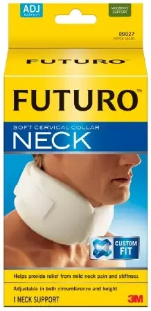 3M Futuro Cervical Collar Soft Density One Size Fits Most One Piece – 5113120136