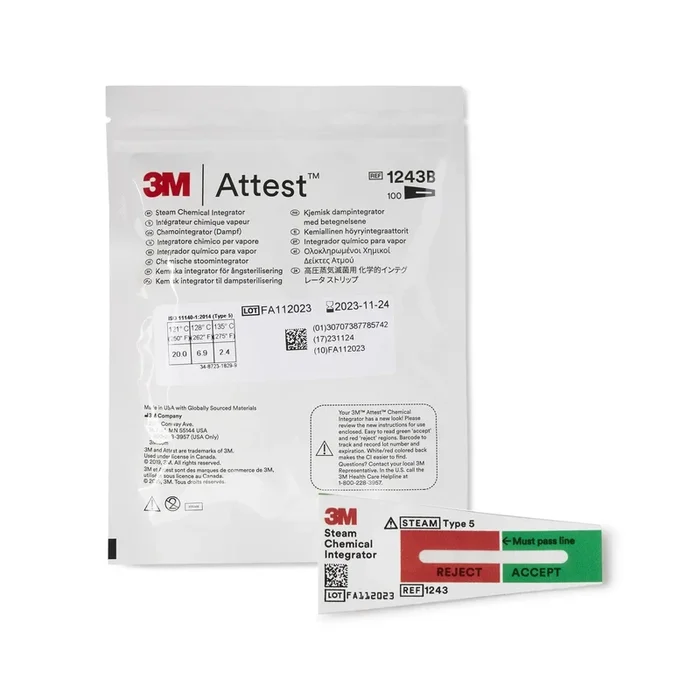 3M™ Attest™ Sterilization Chemical Integrator Strip