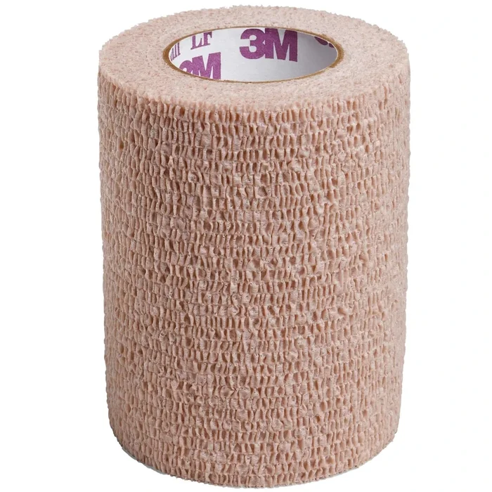 3M™ Coban™ LF Self-adherent Closure Cohesive Bandage, 3 Inch x 5 Yard, Tan