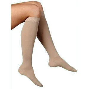 842c Style Soft Opaque Calf, 20-30mmhg, Women’s, Small, Short, Nude