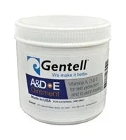 A & D Plus E Ointment, Gentell, 16 oz. Jar Medicinal Scent Ointment, GEN-23460 – Sold by: Pack of One
