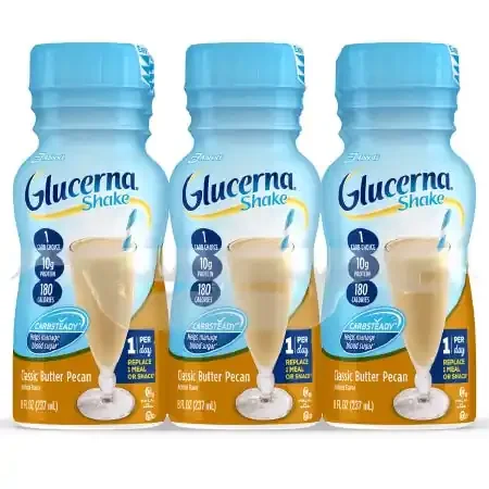 Abbott Nutrition Glucerna Shake Oral Supplement Butter Pecan Flavor 8 oz. Bottle Ready to Use – 57810