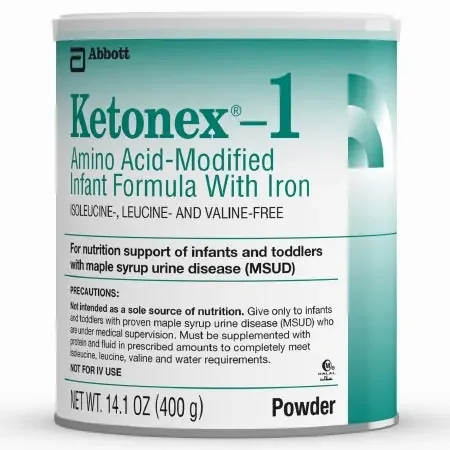 Abbott Nutrition Ketonex-1 Amino Acid Modified Infant / Toddler Formula 14.1 oz. Can Powder – 51112