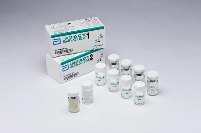 Abbott Point of Care i-STAT Plasma Coagulation Testing Control Activated Clotting Time (ACT) Level 1 10 Vials – 06P1715