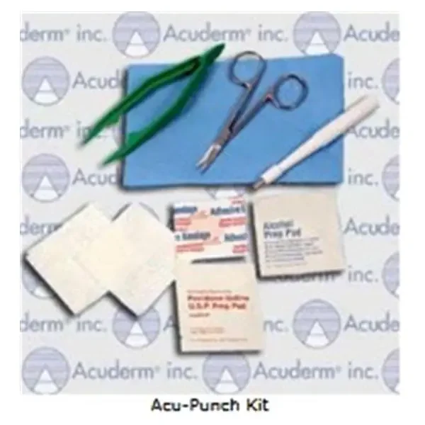 Acuderm Biopsy Punch Dermal Acu-Punch Pk420Plus 4Mm Kit Ss Bld Disp Strl 20/Bx – 0814-9514