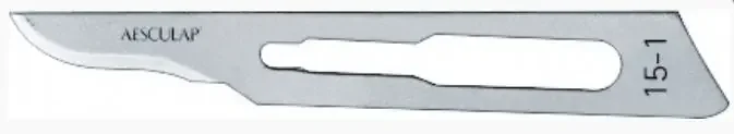 Aesculap Aesculap Surgical Blade Carbon Steel Size 15 Sterile Disposable – BB515