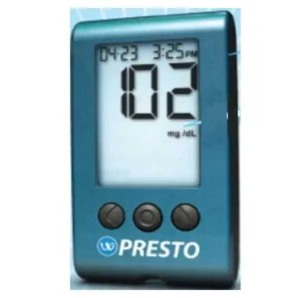 Agamatrix Inc Wavesense Presto Blood Glucose Meter System Ea, 12 Ea/Ca – 8000-02649
