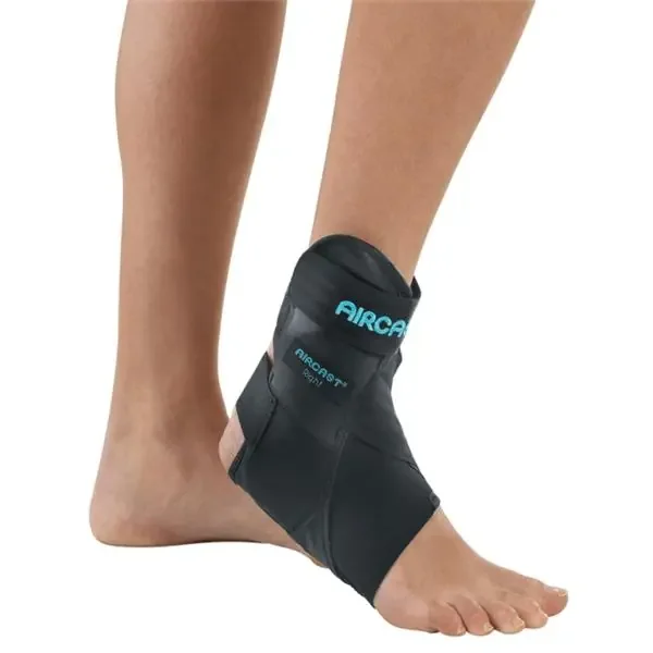 Aircast Brace Pttd Airlift M7-11/W9-12.5 Ank Thrmplstc M7-11/W9-12.5 Blk Sz Md Lft Ea – 02PML