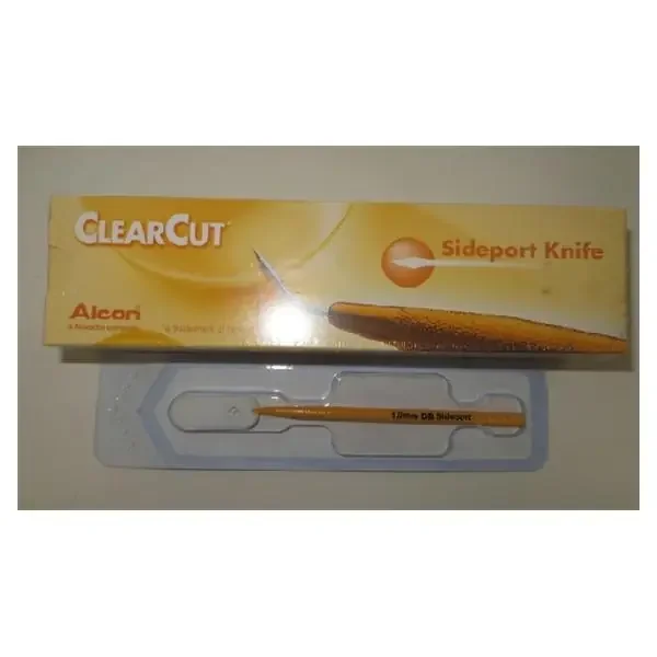 Alcon Surgical. Knife Ophthalmic Clearcut 1.0Mm Angled Round Disposable Ss/Plastic 6/Bx – 8065921540