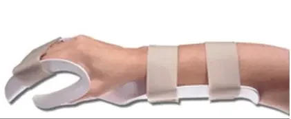 Alimed Alimed Deluxe Functional Position Hand Splint Thermoplastic Right Hand White Large – 5187