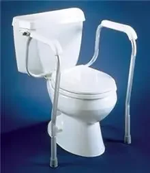 Alimed AliMed Toilet Safety Rail White Aluminum – 7372