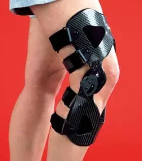 Alimed ExoTec Guardian OTS Knee Brace Medium D-Ring / Hook and Loop Strap Closure 19 to 21 Inch Thigh Circumference / 14 to 15 Inch Calf Circumference Right Knee – 62202