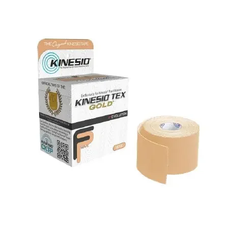 Alimed Kinesio Tex Gold Kinesiology Tape Water Resistant Cotton 2 Inch X 5-1/2 Yard Beige NonSterile – 32752