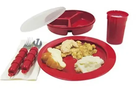 Alimed Redware Dining Set Red Reusable – 82788