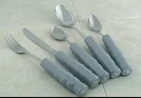 Alimed Soup Spoon Weighted Gray Stainless Steel – 8426
