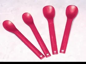 Alimed Spoon Large Maroon Plastic – 8017803