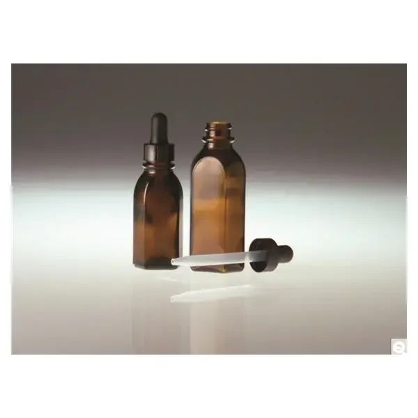 All-Pak Qorpak Bottle Polypropylene/ Plastic Dropper Assembly Amber 2Oz Ea, 36 Ea/Ca – GLA-00905