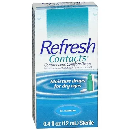 Allergan Pharmaceutical Refresh Contacts Contact Lens Solution 0.4 oz. Solution – 23182212