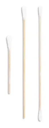 AMD Ritmed Solon Swabstick Cotton Tip Wood Shaft 6 Inch NonSterile 10o per Pack – 56225