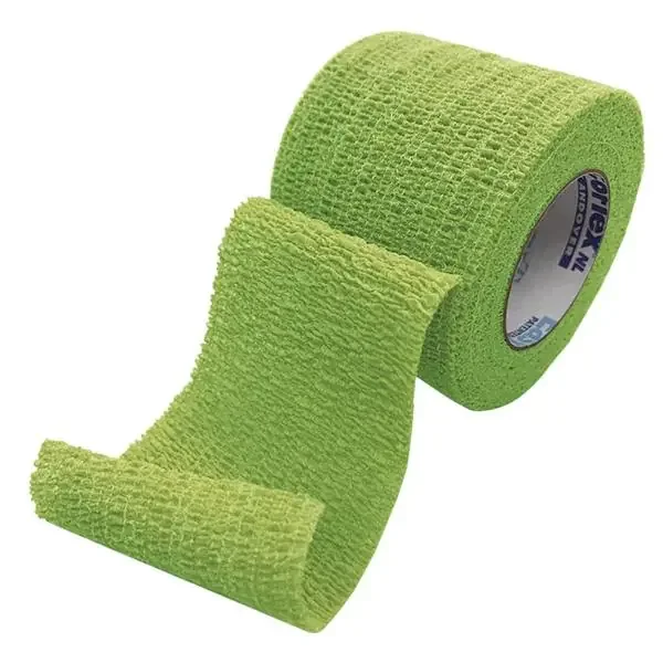 Andover Coated Products Bandage Coflex 1.5″X5Yd Compression Elastic Neon Green Lf Non-Sterile 48/Case – 5150NG-048