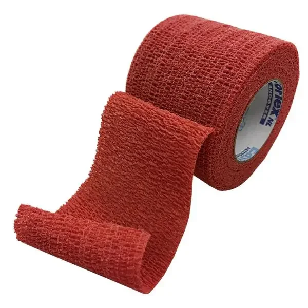 Andover Coated Products Bandage Coflex 1.5″X5Yd Compression Elastic Red Lf Non-Sterile 48/Ca – 5150RD-048
