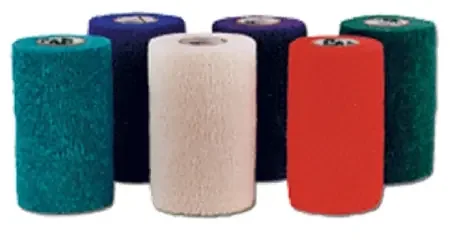 Andover Coated Products Co-Flex·Med Cohesive Bandage 2 Inch X 5 Yard Standard Compression Self-adherent Closure Teal NonSterile – 7200TE