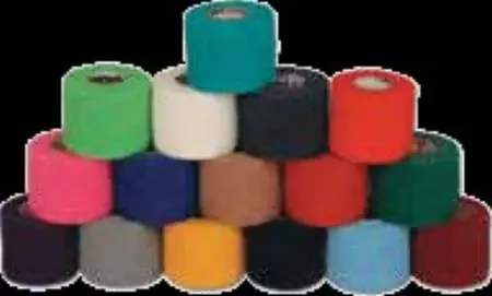Andover Coated Products Powerflex Cohesive Bandage 2 Inch X 6 Yard Standard Compression Self-adherent Closure Red NonSterile – 3720RD