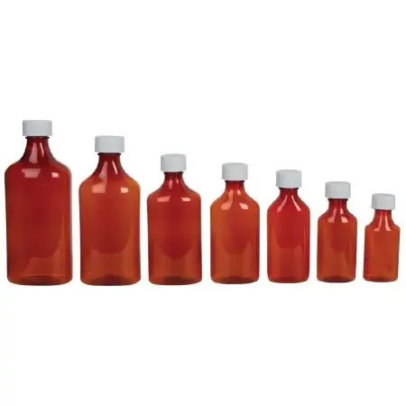 Apothecary Products Ezy Dose Oval Bottle 4 oz. Amber – 30682