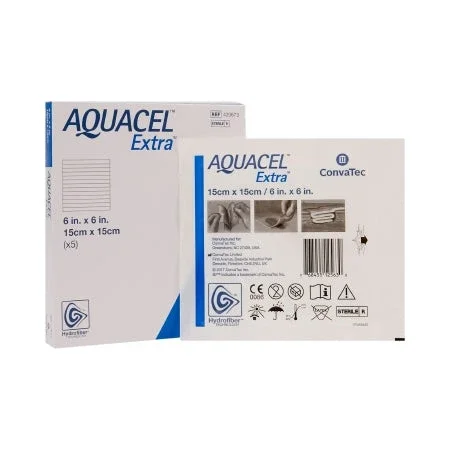 Aquacel Extra Hydrofiber Foam Adhesive Dressing by Convatec