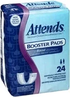 Attends Booster Pad, 11.5 Inch, Bladder Control Pad, BST0192 – Pack of 24