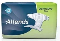 Attends DermaDry Plus Brief, MEDIUM, Advanced DermaDry Technology, DDP20 – Case of 96