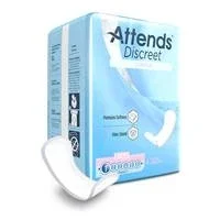 Attends Discreet Bladder Control Pad, 6 Inch Length Light Absorbency Polymer Core One Size Fits Most Adult Female Disposable, ADLINER – CASE OF 672