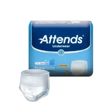 Attends Healthcare Products Attends Adult Absorbent Underwear Pull On X-Large Disposable Moderate Absorbency – AP0740