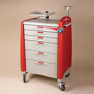 Avalo® Complete Emergency Cart, Red – 11494