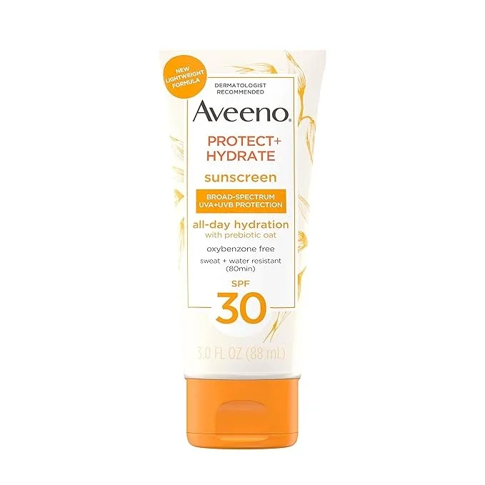 Aveeno Protect + Hydrate Sunscreen Lotion, Spf 30, 3 Oz