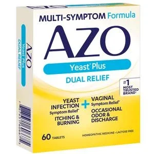 Azo Yeast Plus Tablets, 60 Ct.