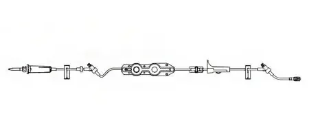 B. Braun Administration Set 15 Drops / mL Drip Rate 129 Inch Tubing 2 Ports – 354212