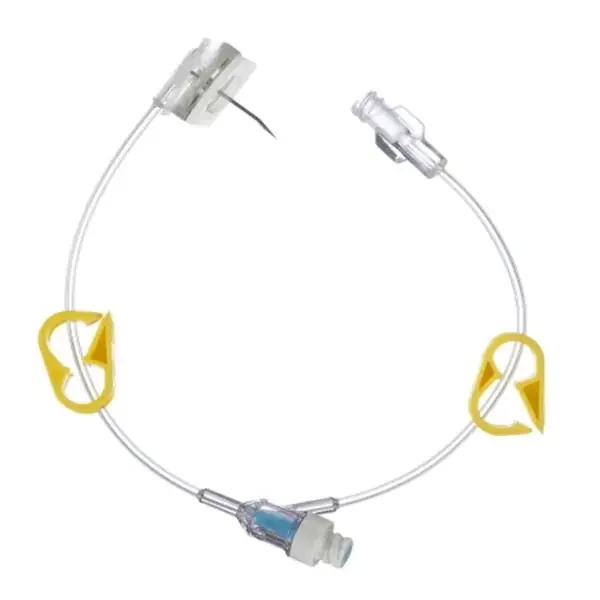 B. Braun Medical Infusion Set Whin Safe 90Deg Hbr 20Gx.75 Inj 8″ Priming Volume 0.7Ml 25/Box, 4 Bx/Ca – 585112