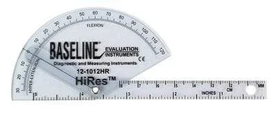 Baseline Plastic Goniometer – Finger – HiRes Flexion to Hyper-Extension